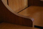 Detail van de koorbanken.